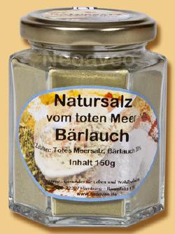 Totes Meer Salz mit B�rlauch zum W�rzen von Speisen