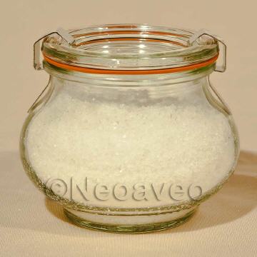 Totes Meer Salz 200g im Schmuckglas von Weck, für den besonderen Geschmack.