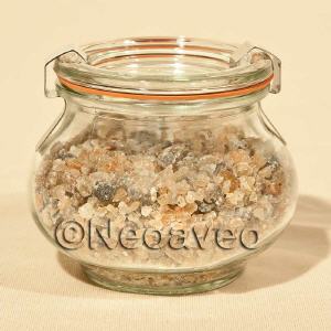 Rustikales Bergkernsalz aus �sterreich, 200g im Schmuckglas von Weck - frische Zubereitung aus der Salzm�hle, f�r deftige Gerichte