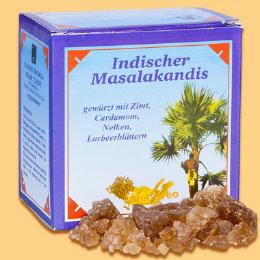 Indischer Masalakandis mit dem beliebten Gewürzgeschmack nach Cardamom, Zimt und anderen Gewürzen