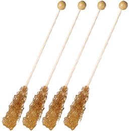 Kandissticks, braun, am Holzstab, zum S&uuml;&szlig;en