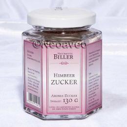 Himbeerzucker im Glas
