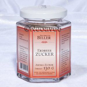 Erdbeerzucker im Glas