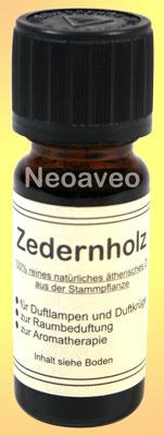 Zedernholz &auml;therisches &Ouml;l naturrein, warmer Holzduft zur Raumluft Aromatisierung mit einer Duftlampe oder f&uuml;r Duftsachets.