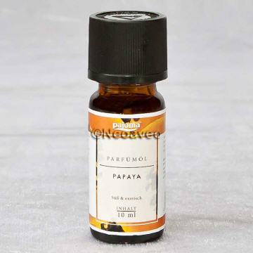 Papapya Parfümöl, Duftöl, mit fruchtigem Südseeduft, Rraumluft aromatisierung, Duftlampe