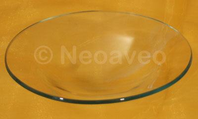 Ersatzglasschale für Duftlampen, Aromaschale, Klarglas, ca. 11cm