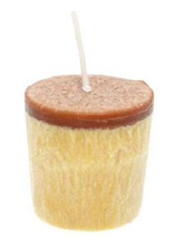 Votivkerze Butterwaffel mit s��em Waffelduft, Votiv Duftkerze, Duftvotivkerzen, Candle Factory