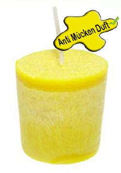 Votivkerze Citronella mit Anti M�ckenduft, Votiv Duftkerze, Duftvotivkerzen, Candle Factory