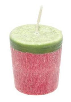 Votivkerze Erdbeer Rhabarber mit saftigen Beeren und Rhabarberduft, Votiv Duftkerzen, Duftvotivkerzen, Candle Factory