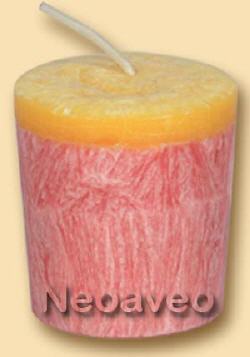 Votivkerze Englische Rose mit zart duftenden Rosenbl�ten, Votiv Duftkerze, Duftvotivkerzen, Candle Factory