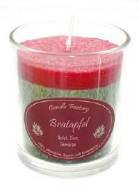 Party Light Bratapfel Duftkerze von Candle Factory mit dem Aroma von frischem Bratapfel aus dem Backofen, nicht nur f�r die Winterzeit