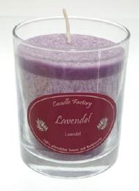 Party Light Lavendel Duftkerze von Candle Factroy mit provencialem Lavendelduft