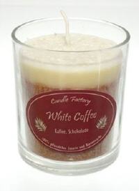 Party Light White Coffee Duftkerze von Candle Factory