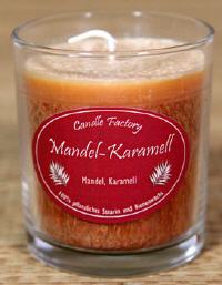 Party Light Mandel Karamell Duftkerze von Candle Factory