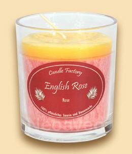Party Light English Rose Duftkerze von Candle Factory