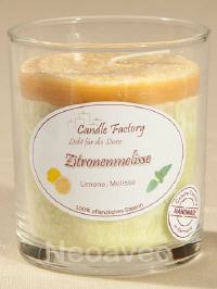Party Light Zitronenmelisse Duftkerze mit frischer Dfutnote von Candle Factory