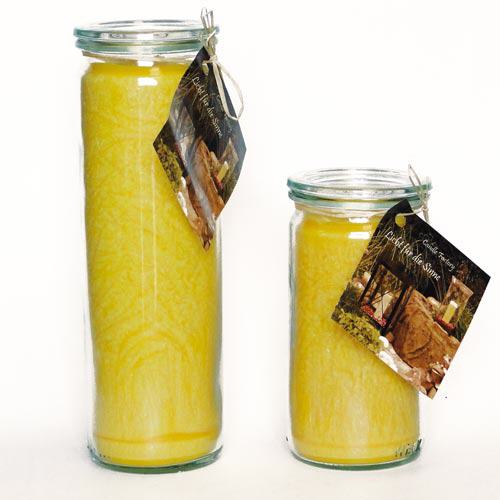Gelb - Jumbo Windlicht