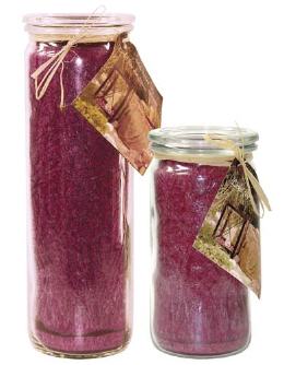 Jumbo Windlicht Pflaume, Candle Factory, SPA-Kerze, Gastronomie Kerze, Wellness Kerze, Wellnesskerze