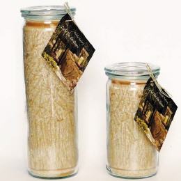 Jumbo Windlicht Caramel Gigant OHNE Duft, Wellness Kerze von Candle Factory, Gastronomie Kerzen, Wellnesskerzen