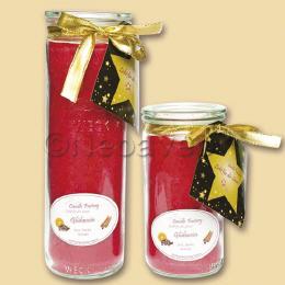 Jumbo Windlicht Gl&uuml;hwein Duftkerze von Candle Factory, Wellness Kerze f&uuml;r ein herrlich duftendes zuhause, Gastronomie Kerzen mit langer Brenndauer, Wellness Kerze, SPA-Kerze f&uuml;r den Entspannungsbereich.