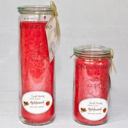 Jumbo Windlicht Apfelpunsch Duftkerze, Gastronomie Kerzen, Wellness Kerze von Candle Factory, SPA-Kerzen