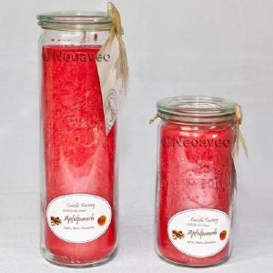 Jumbo Windlicht Apfelpunsch Duftkerze, Gastronomie Kerzen, Wellness Kerze von Candle Factory, SPA-Kerzen