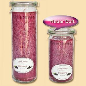 Jumbo Windlicht Blackberry Duftkerze, Brombeerduft, Gastronomie Kerzen, Wellness Kerze, Candle Factory