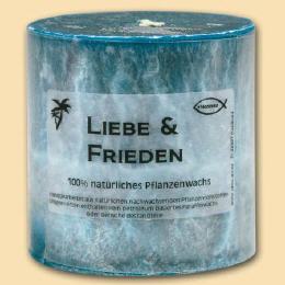 Wellness Duftkerze Liebe und Frieden 7,5cm, von Heaven Scent
