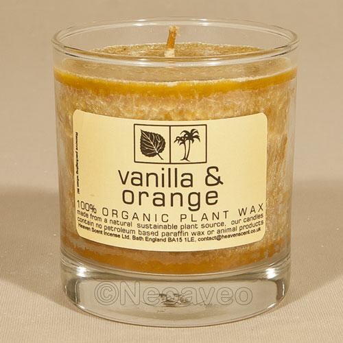 Vanille & Orange Glastopf Duftkerze