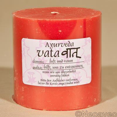 Vata Dosha Kerze groß