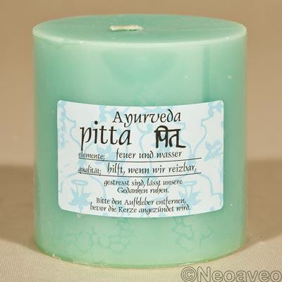 Pitta Dosha Kerze groß