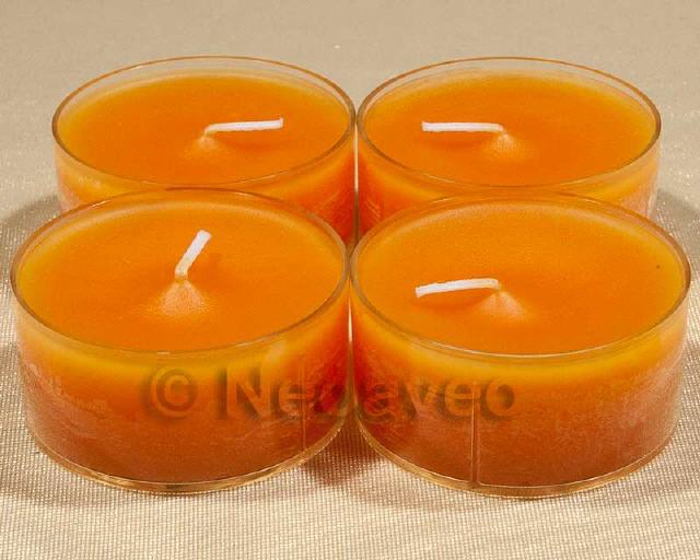 Orange - Maxi Teelicht