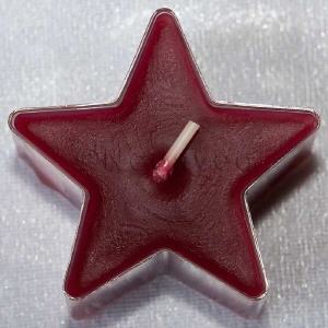 Lebkuchen Duft Stern Teelicht von Wenzel Kerzen, mit unverwechselbar w�rzigem Kuchenduft wie aus Omas Backofen in der Vorweihnachtszeit. Bekannter B�ckereiduft beim Besuch auf dem Weihnachtsmarkt.