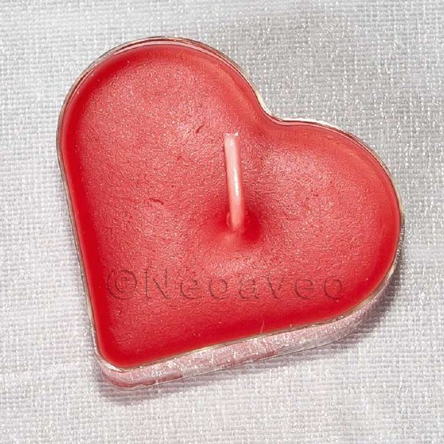 Herz Teelicht Rot