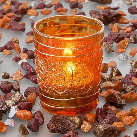Ranke Amber Votivglas für Teelicht, Votivkerze
