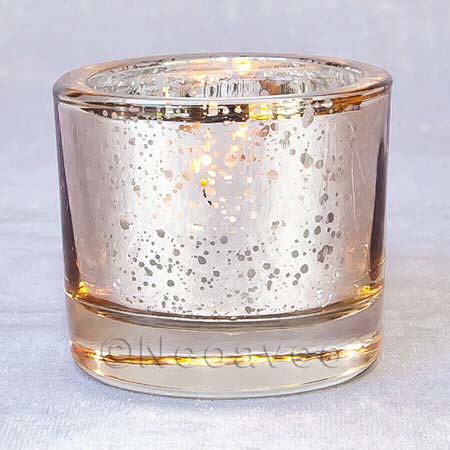 Loretta Bauernsilber Vintage Windlicht Rosé