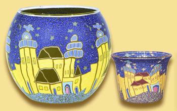 Zitadelle Leuchtglas und Teelichtglas, himmlische D�fte