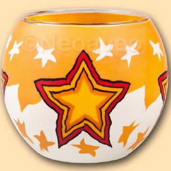 Leuchtglas Polarstern 11 cm, von himmlische D�fte