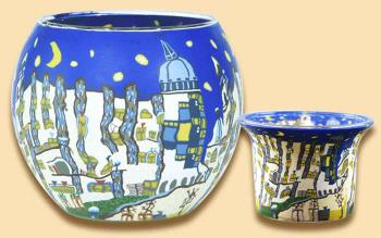 Traumhaus Leuchtglas und Teelichtglas, Traumhaus, himmlische D�fte