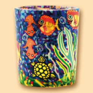 Aquarium Leuchtglas Votivglas 6 cm, von Kerzenfarm Hahn.