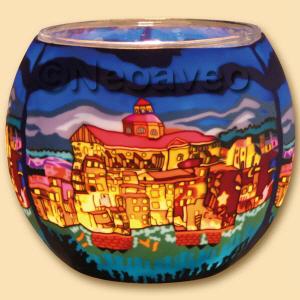 Spanish Monastery 11cm Leuchtglas, steht in Florida, USA, Kerzenfarm Hahn