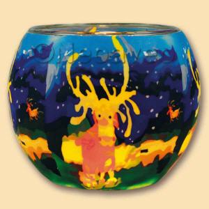 Leuchtglas Elch 11 cm von Kerzenfarm Hahn
