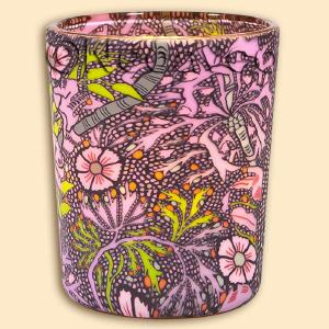 Bartnelke Sweet William Leuchtglas Votivglas von Kerzenfarm Hahn.
