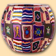 Leuchtglas African Ethno II