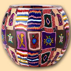 Leuchtglas African Ethno II