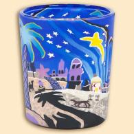 Bethlehem Leuchtglas Votivglas 6 m von Kerzenfarm Hahn
