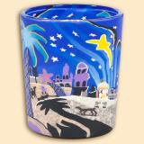 Bethlehem Leuchtglas Votivglas 6 m von Kerzenfarm Hahn