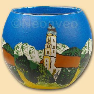 Leuchtglas Bayerische Alpen 11cm, himmlische Düfte