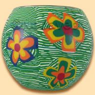 Leuchtglas , Leuchtgl&auml;ser, 11cm, Gartenblumen, Sommerblumen, bunte Bl&uuml;ten