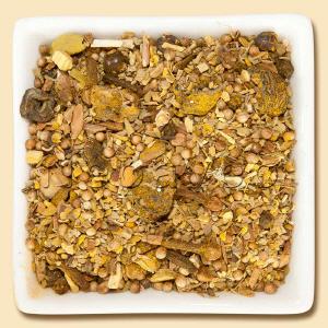 Indische Gew�rztee-Mischung Varanasi, vitalisierend, nach ayurvedischer Rezeptur mit Ingwerst�cken